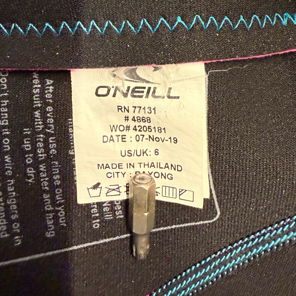 Kids O'neill Wetsuit 2mm- Youth Size 6 - Picture 10 of 10
